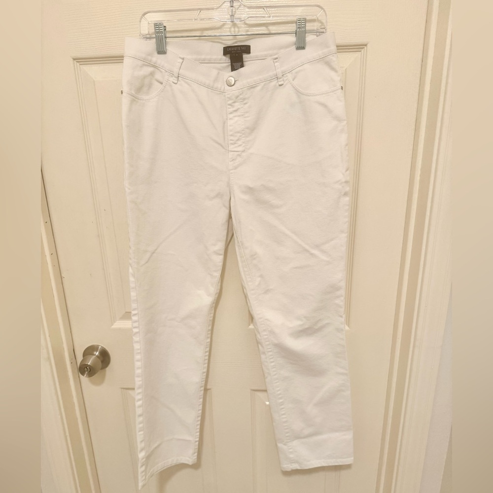 Lafayette 148 New York White Pants